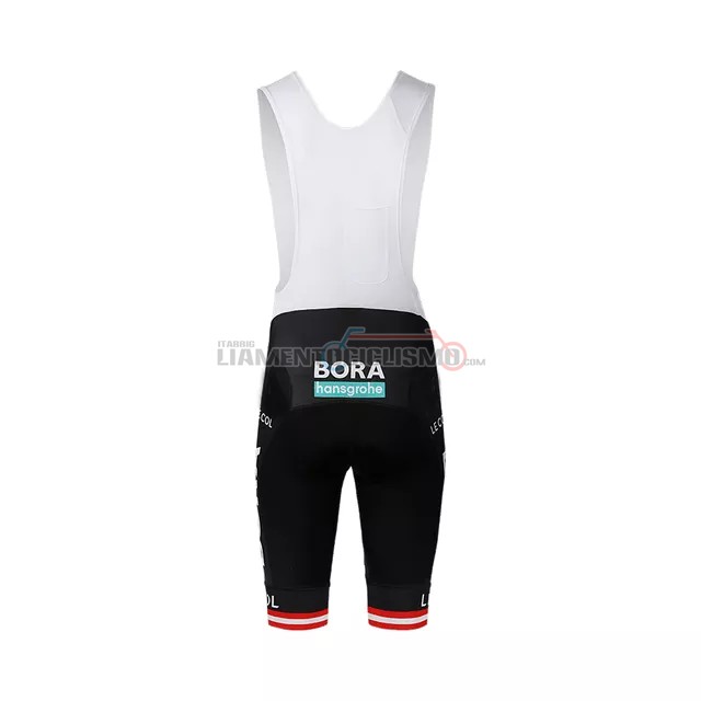 Abbigliamento Ciclismo Bora-Hansgrone Manica Corta 2022 Rosso Bianco